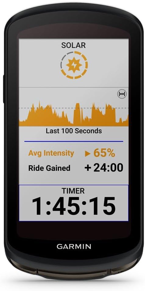 Garmin Edge 1040 Solar GPS Cycle Computer, Device Only