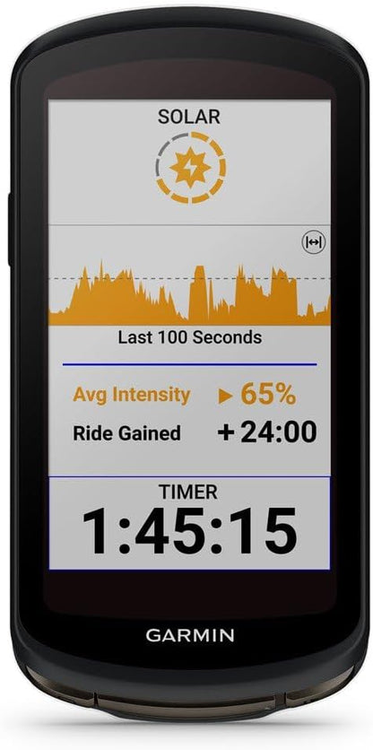 Garmin Edge 1040 Solar GPS Cycle Computer, Device Only