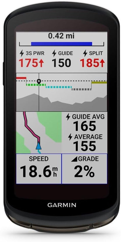 Garmin Edge 1040 Solar GPS Cycle Computer, Device Only