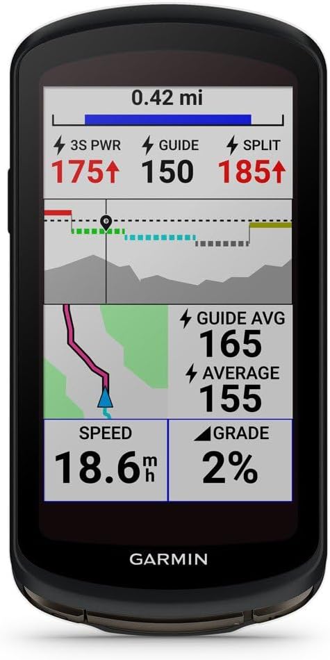 Garmin Edge 1040 Solar GPS Cycle Computer, Device Only