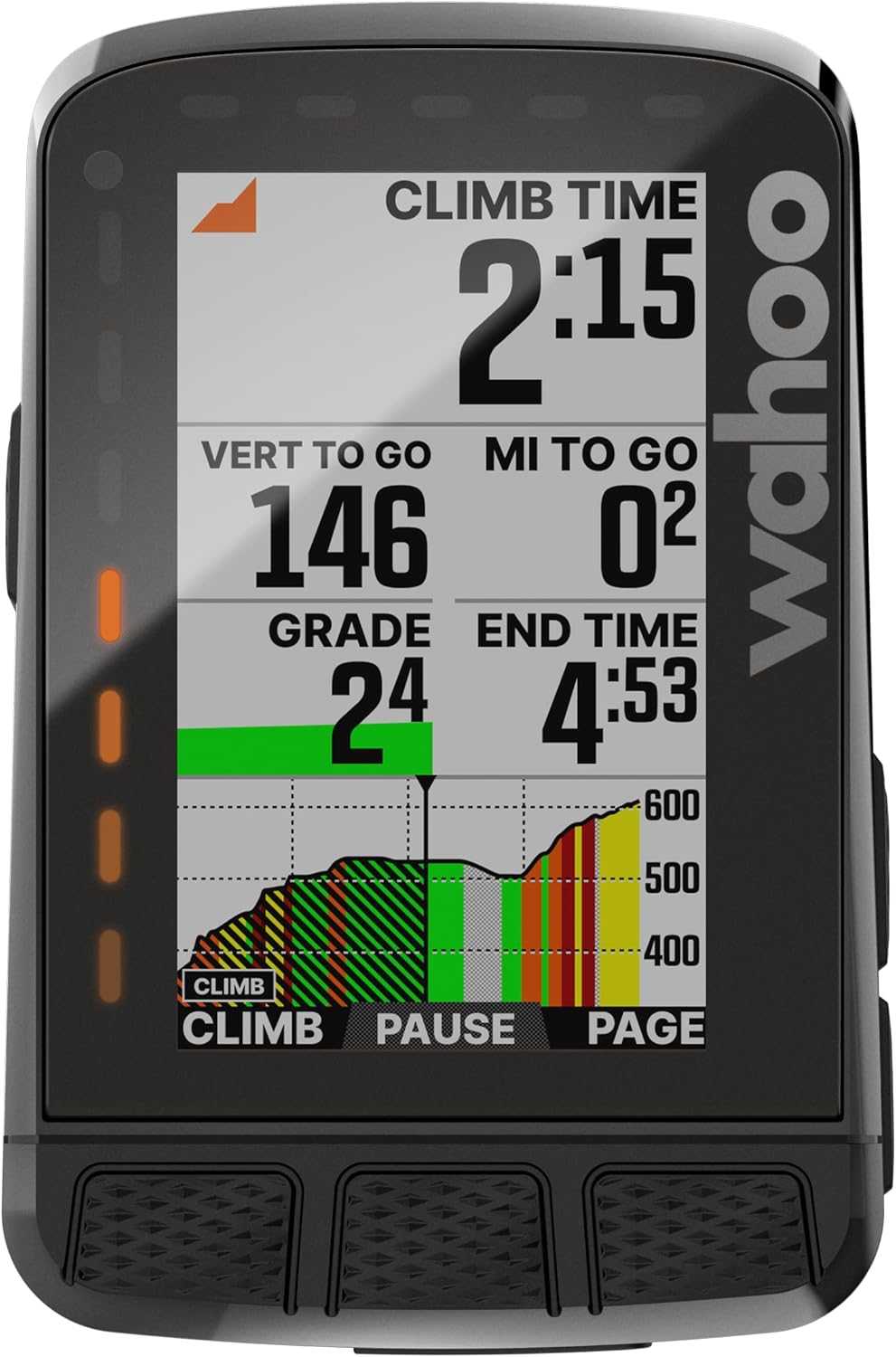 Wahoo Fitness WFCC6 ELEMNT ROAM V2 GPS Cycling/Bike Computer, Stealth Grey