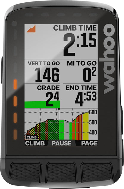 Wahoo Fitness WFCC6 ELEMNT ROAM V2 GPS Cycling/Bike Computer, Stealth Grey
