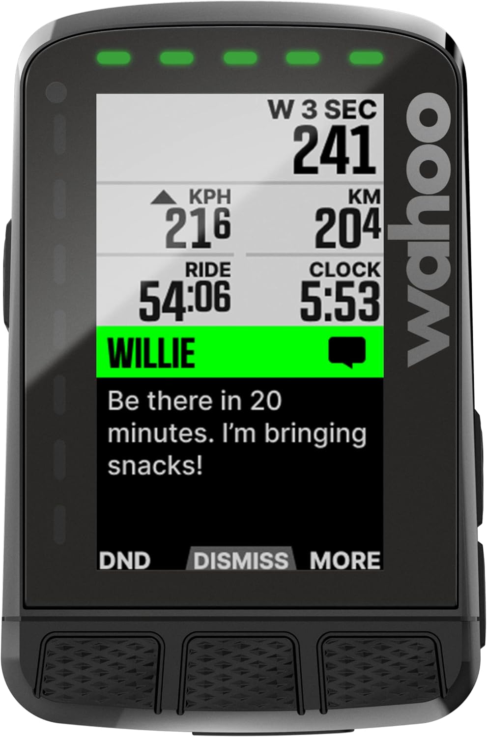Wahoo Fitness WFCC6 ELEMNT ROAM V2 GPS Cycling/Bike Computer, Stealth Grey