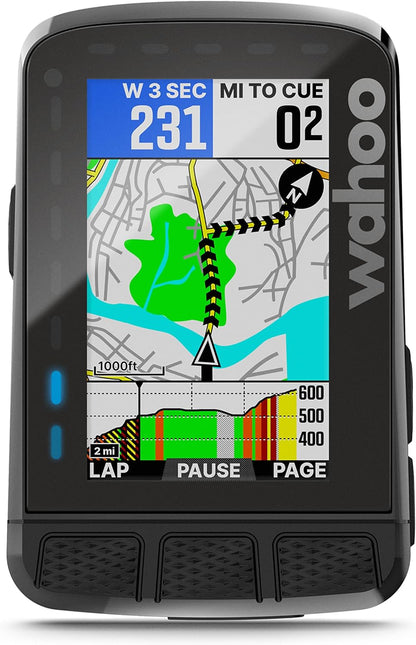 Wahoo Fitness WFCC6 ELEMNT ROAM V2 GPS Cycling/Bike Computer, Stealth Grey